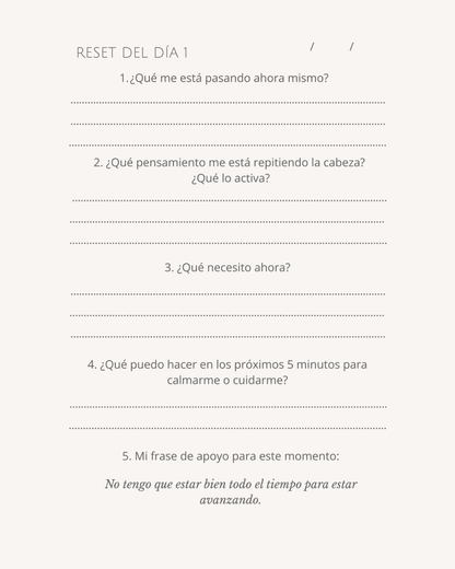 Reset Button Journal