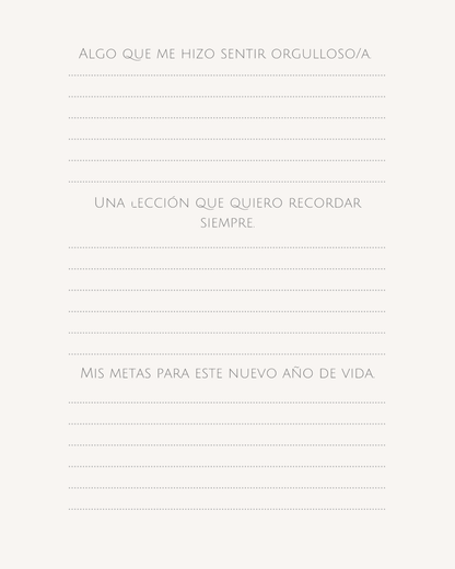 Un Año Más Journal